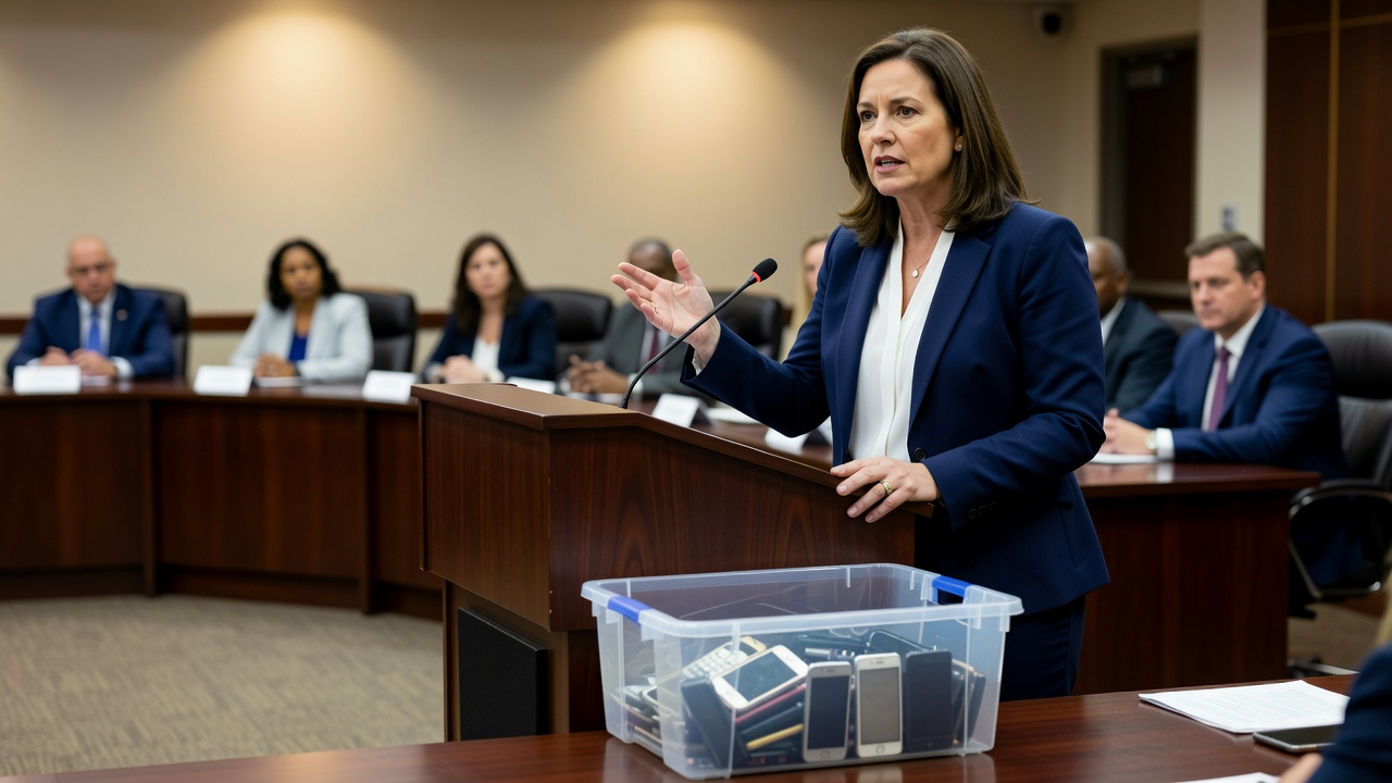 Loudoun’s Lauren Shernoff Pushes Cell Phone Storage to Restore Classroom Focus