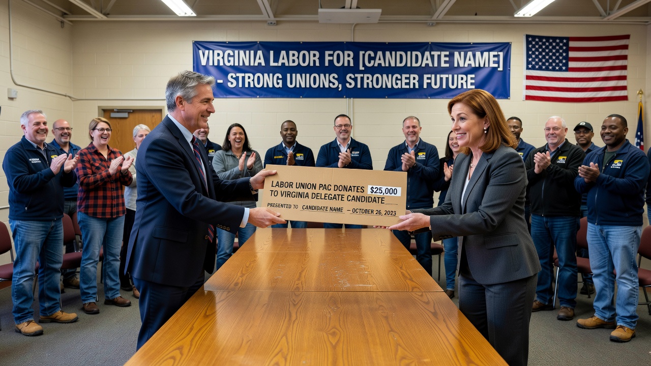 Labor Union PAC Donates $25,000 to Virginia Delegate Candidate Sonia Vasquez Luna