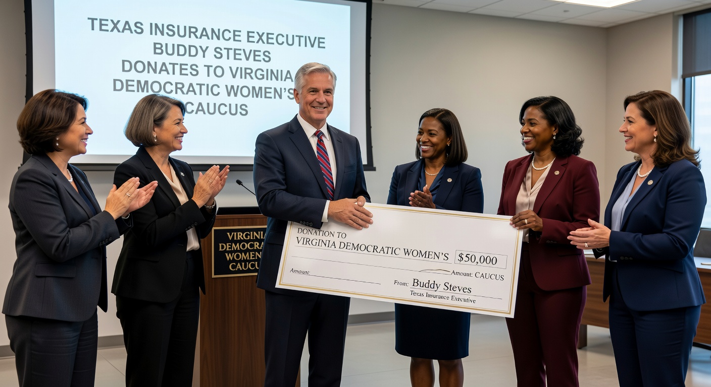 Texas Insurance Executive Buddy Steves Donates to Virginia Democratic Women’s Caucus
