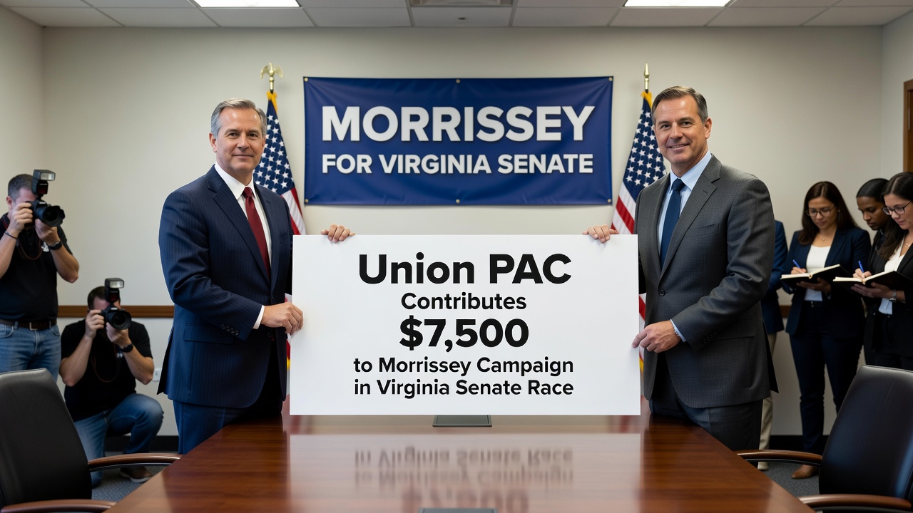 Union PAC Contributes $7,500 to Morrissey Campaign in Virginia Senate Race