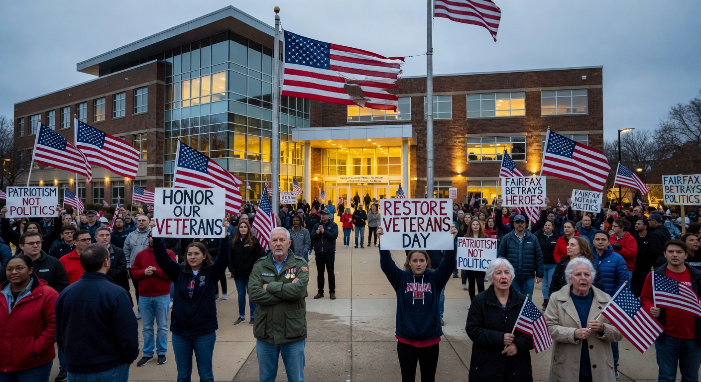 Fairfax County School Board Votes to Scrap Veterans Day Holiday, Igniting Patriotism Backlash
