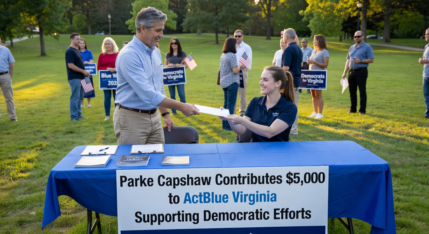Parke Capshaw Contributes $5,000 to Virginia Supporting Democratic Efforts