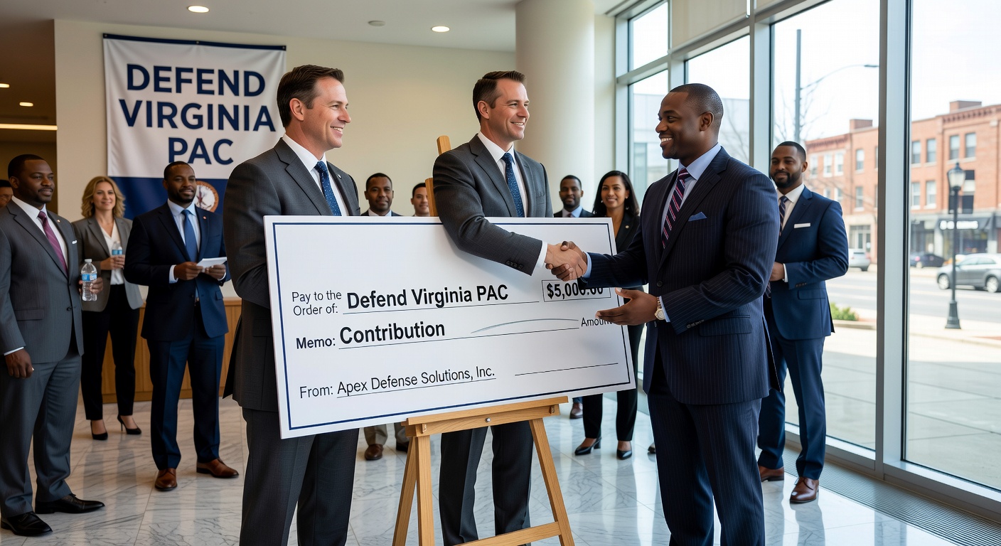 Defense Contractor Felipe Rodriguez Supports Democrat Virginia PAC with $5,000 Contribution