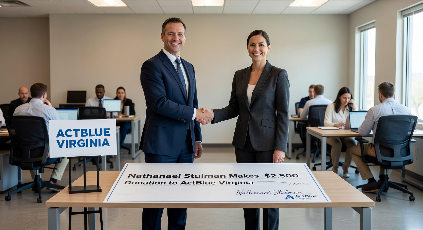 Nathanael Stulman Makes $2,500 Donation to ActBlue Virginia