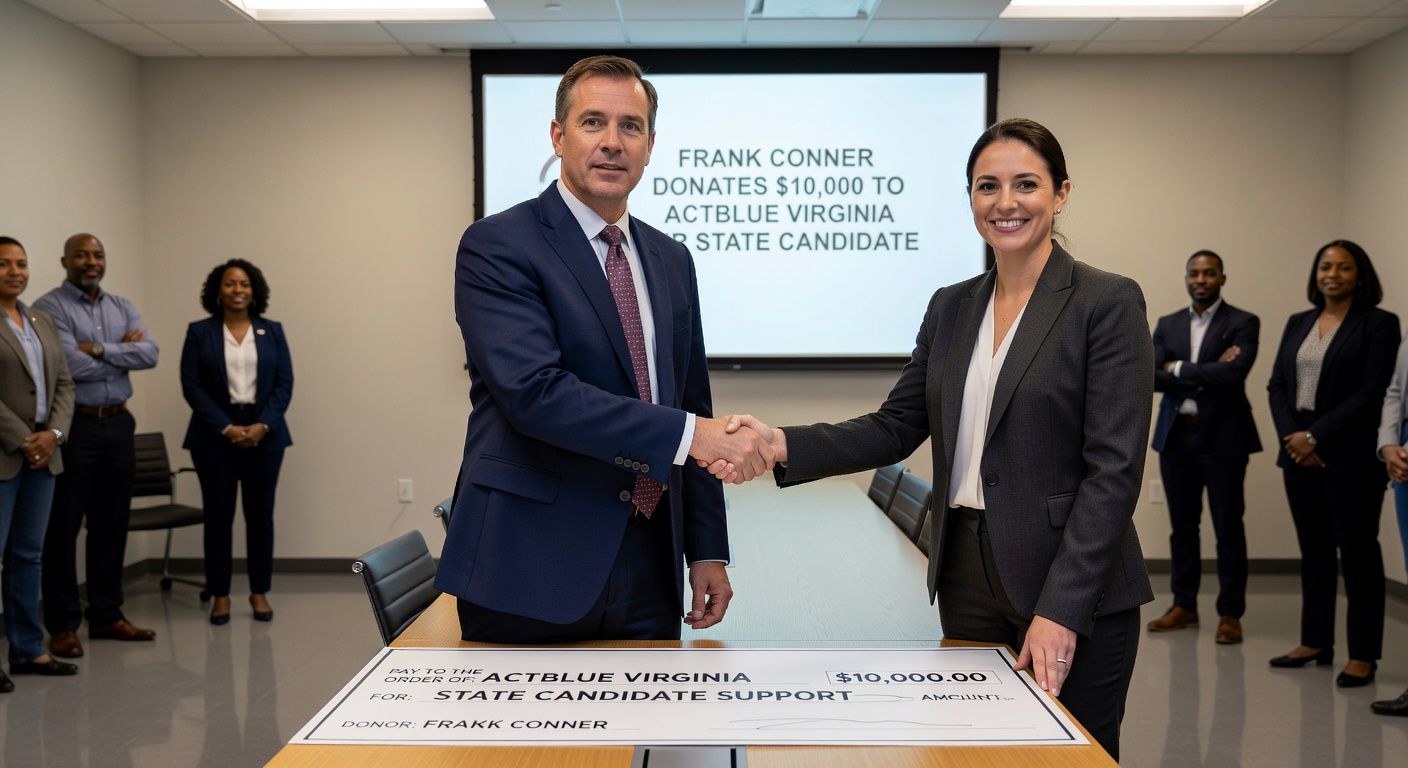 Frank Conner Donates $10,000 to ActBlue Virginia for State Candidate