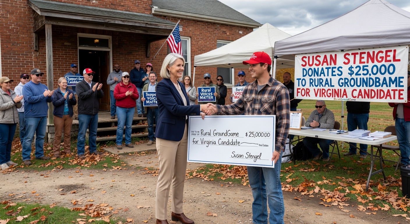Susan Stengel Donates $25,000 to Rural GroundGame for Virginia Democrats
