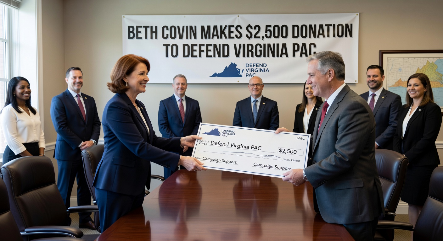 Beth Covin From California Makes $2,500 Donation to Defend Virginia PAC