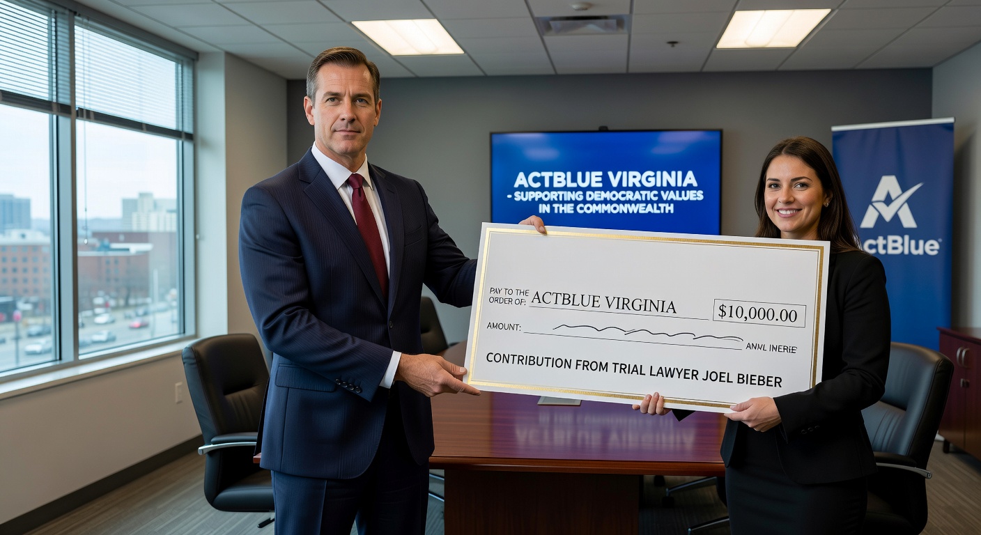 Trial Lawyer Joel Bieber Contributes $10,000 to ActBlue Virginia