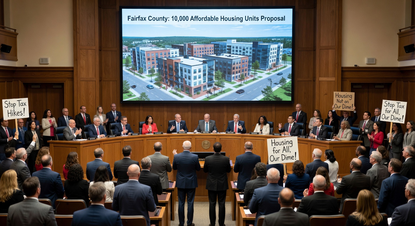 Fairfax County Board of Supervisors Pushes Forward with Costly 10,000 Affordable Housing Units Plan on Taxpayer Dime