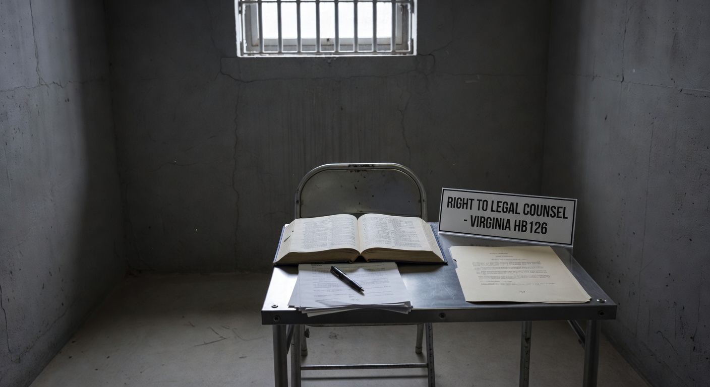 Virginia Legislature Advances Bill Strengthening Inmate Access to Legal Counsel in Local Jails