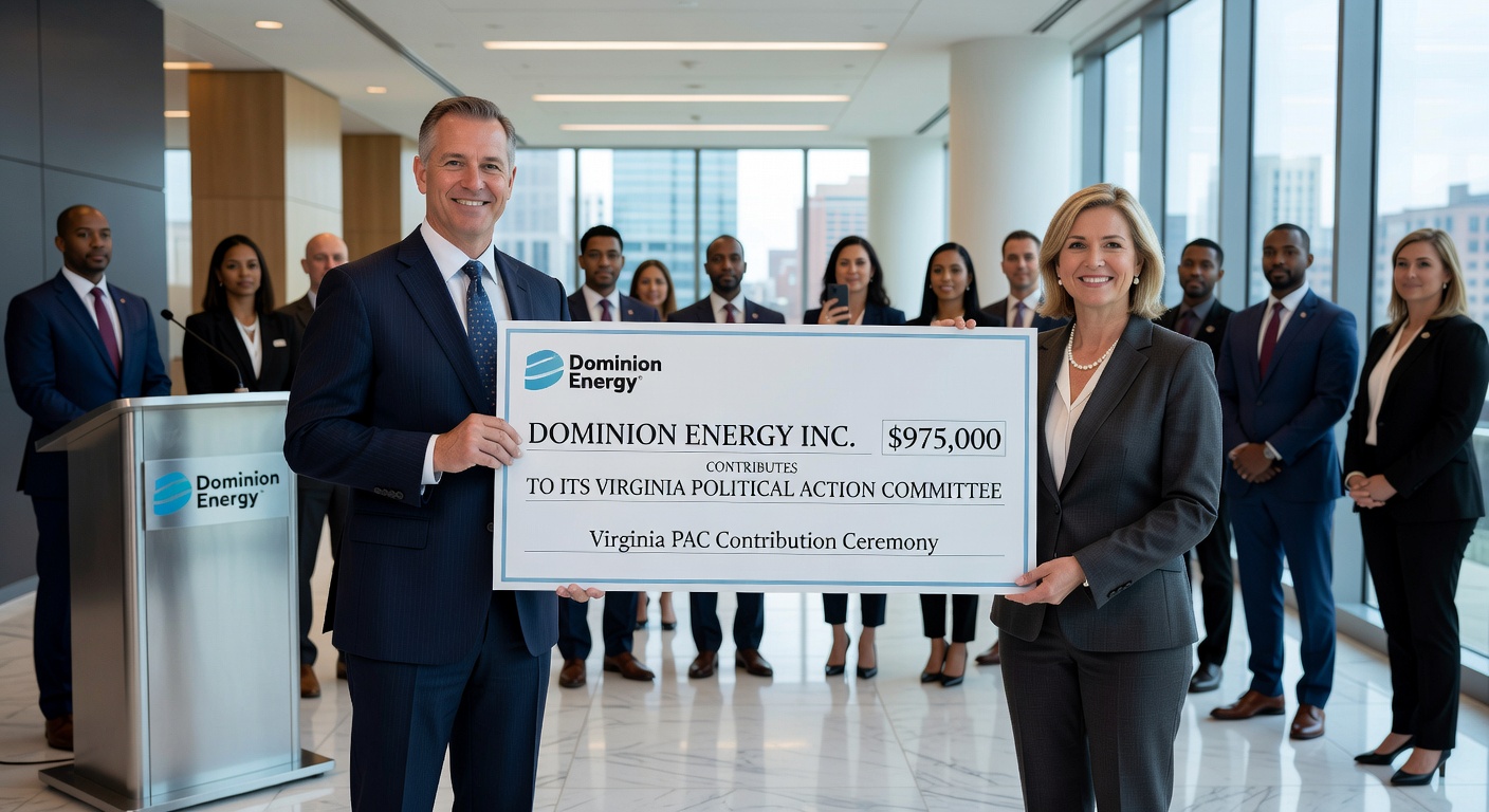 Dominion Energy Inc. Contributes $975,000 to Its Virginia Political Action Committee