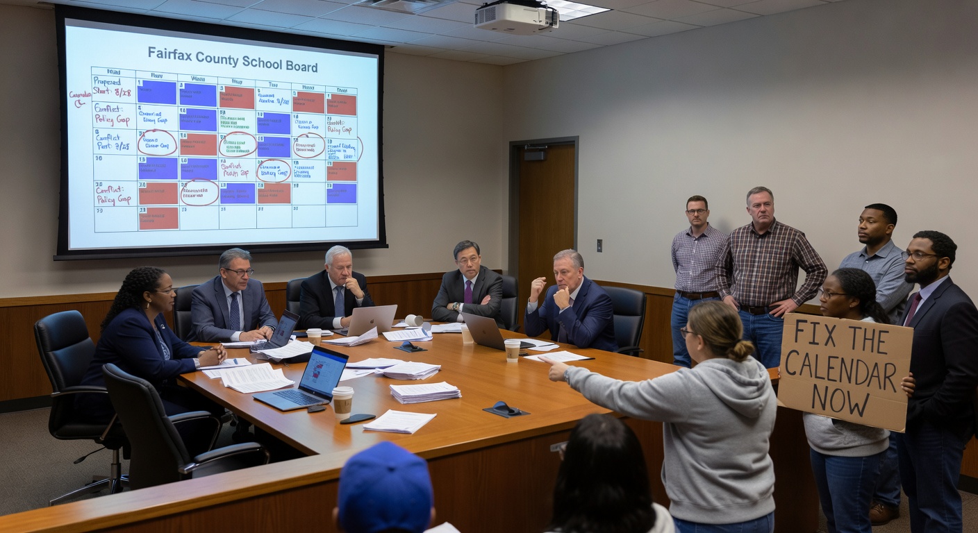 Fairfax County School Board Grapples with Calendar Chaos and Policy Void