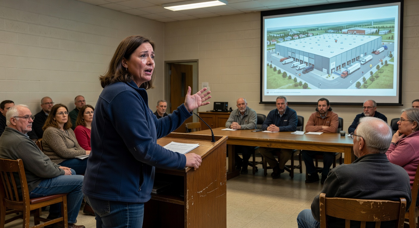 Parent Delivers Passionate Plea Against Warehouse Project Citing Child Safety Risks and County Liability