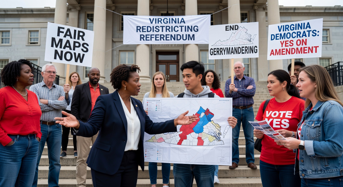 Democrats Push Controversial Redistricting Amendment in Virginia Referendum