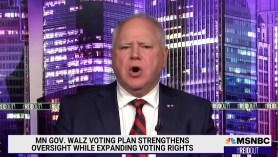 Tim Walz Says there is NO guarantee of Free Speech