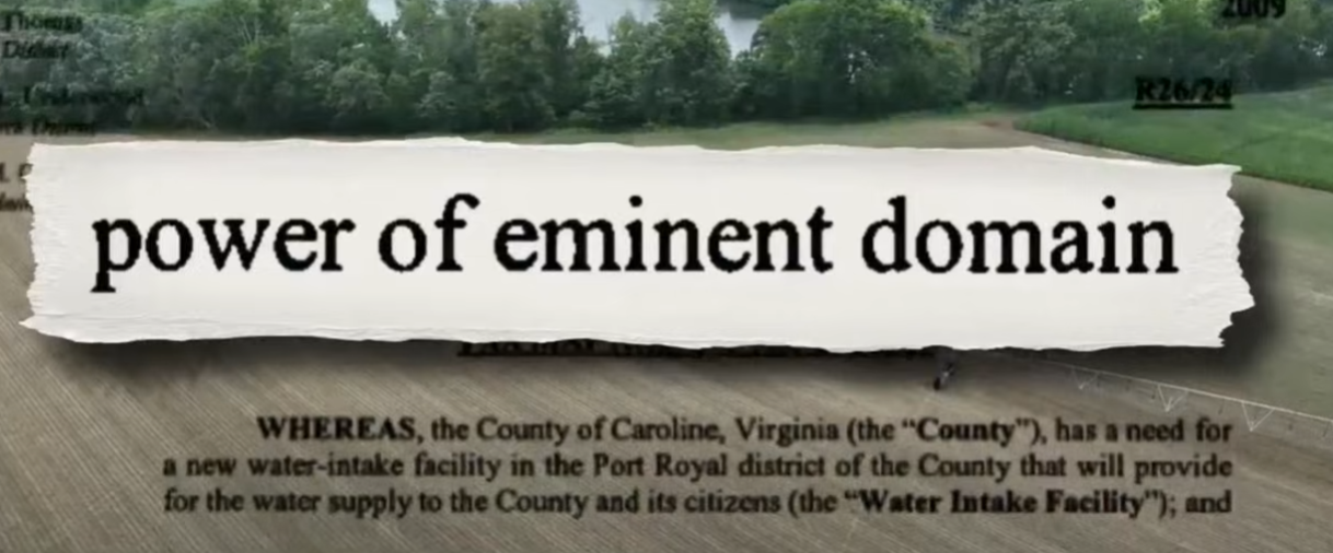 Caroline County Board of Supervisors Seizing Farmland to Build Data Centers