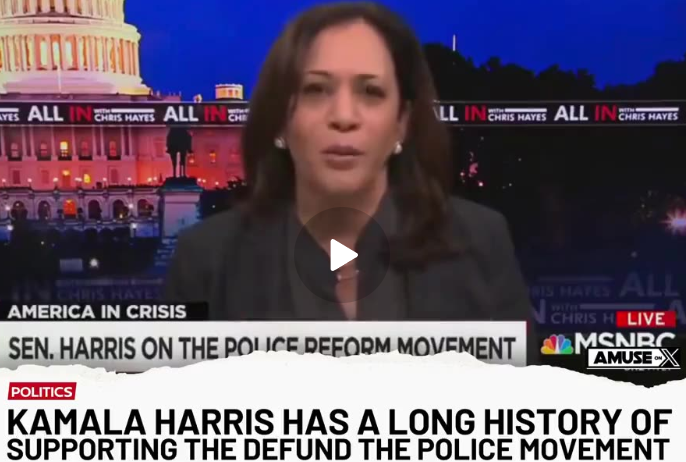 Kamala Harris Supports Defunding the Police