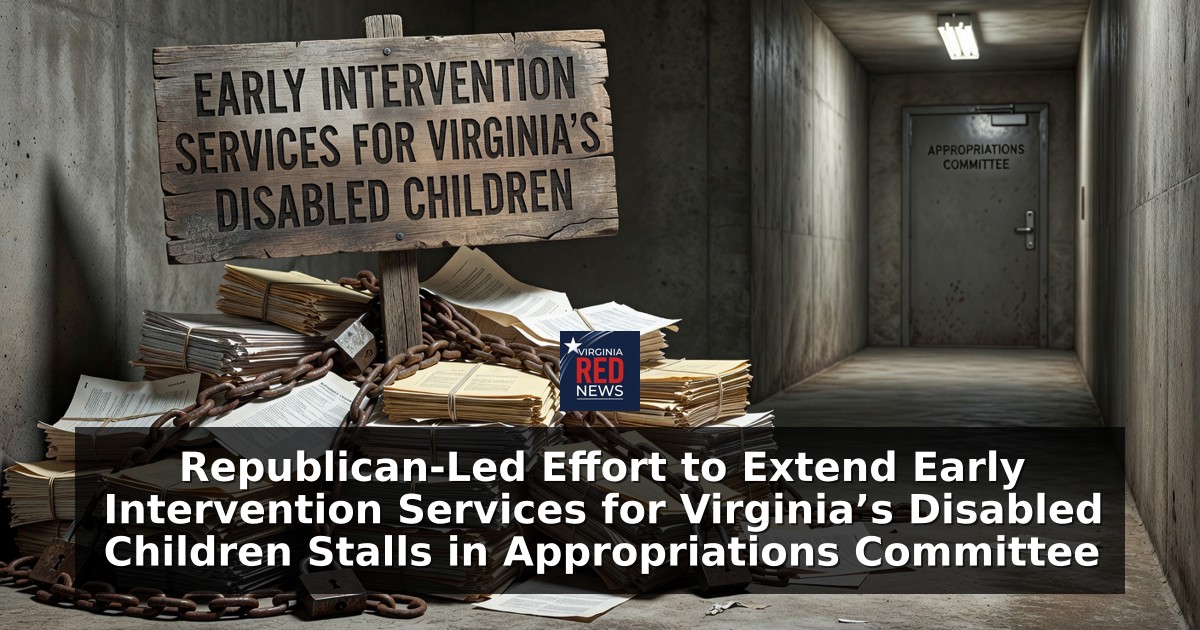 Republican-Led Effort to Extend Early Intervention Services for Virginia’s Disabled Children Stalls in Appropriations Committee