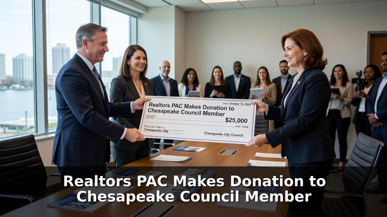 Realtors-PAC-Makes-Donation-to-Chesapeake-Council-Member
