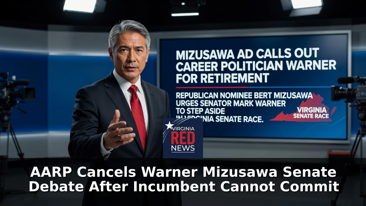 AARP Cancels Warner Mizusawa Senate Debate After Incumbent Cannot Commit