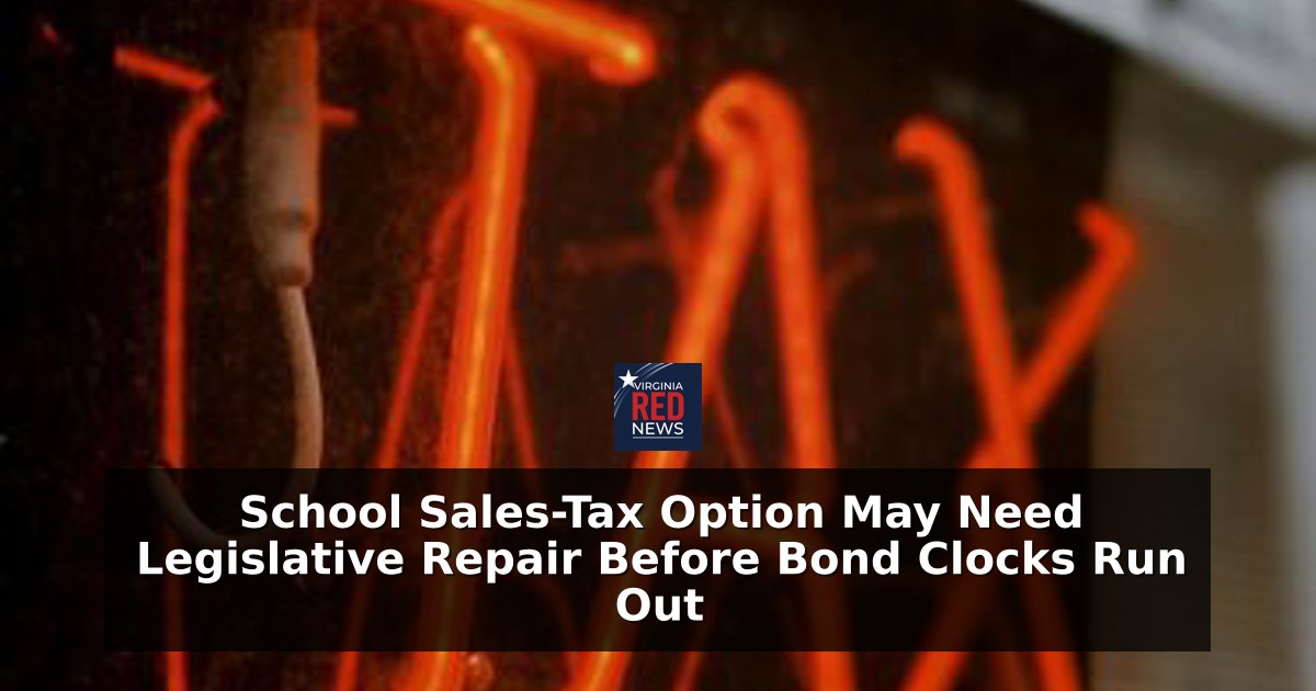 School Sales-Tax Option May Need Legislative Repair Before Bond Clocks Run Out