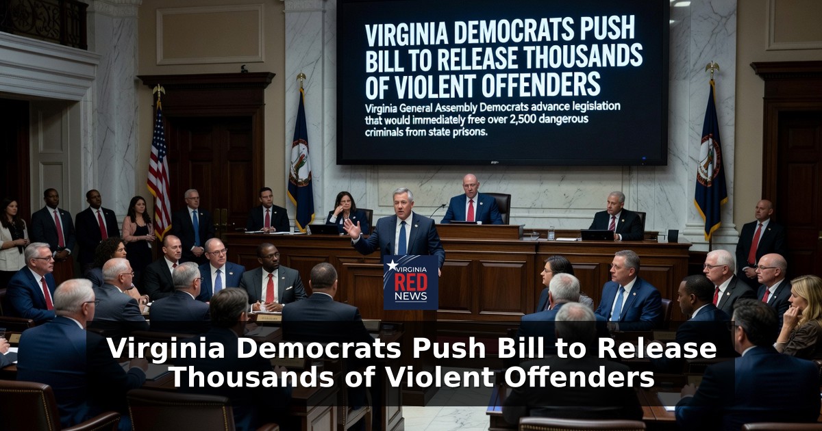 Virginia Democrats Push Bill to Release Thousands of Violent Offenders-orig