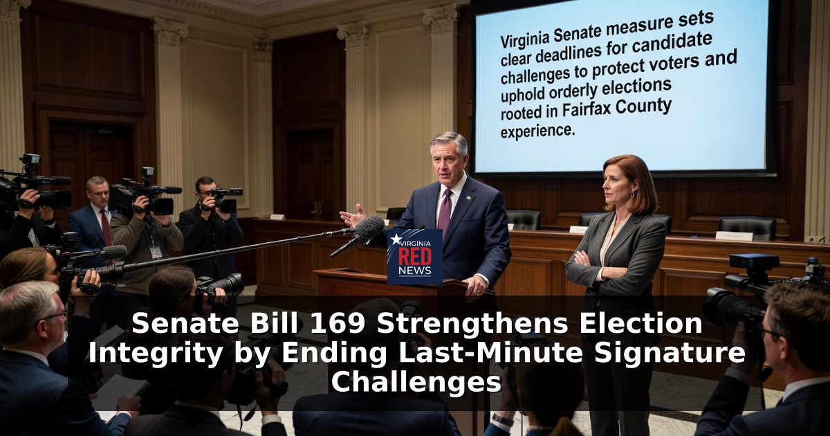 Senate Bill 169 Strengthens Election Integrity by Ending Last-Minute Signature Challenges