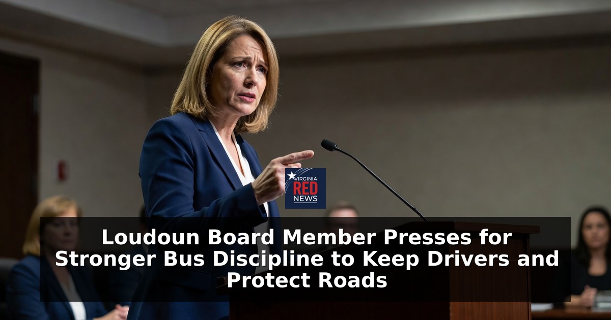 Loudoun Board Member Presses for Stronger Bus Discipline to Keep Drivers and Protect Roads