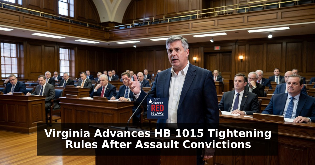 Virginia Advances HB 1015 Tightening Rules After Assault Convictions