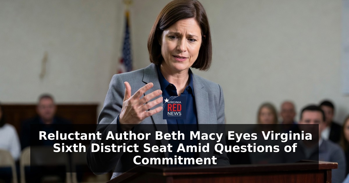Reluctant Author Beth Macy Eyes Virginia Sixth District Seat Amid Questions of Commitment