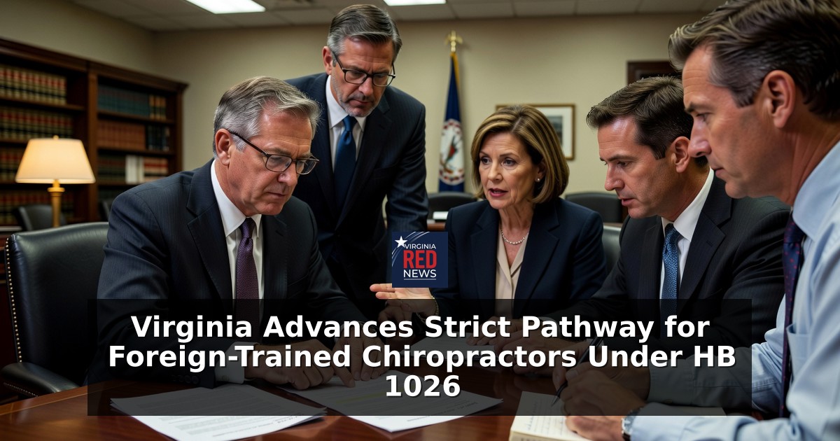 Virginia Advances Strict Pathway for Foreign-Trained Chiropractors Under HB 1026