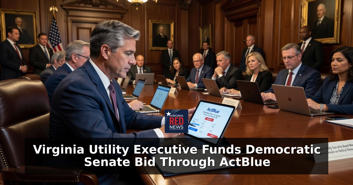 Virginia Utility Executive Jackson Reasor Funds Democratic Senate Bid Through ActBlue