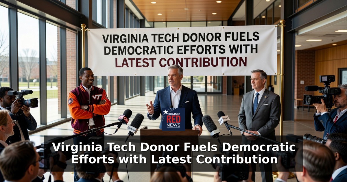 Virginia Tech Donor Fuels Democratic Efforts with Latest Contribution