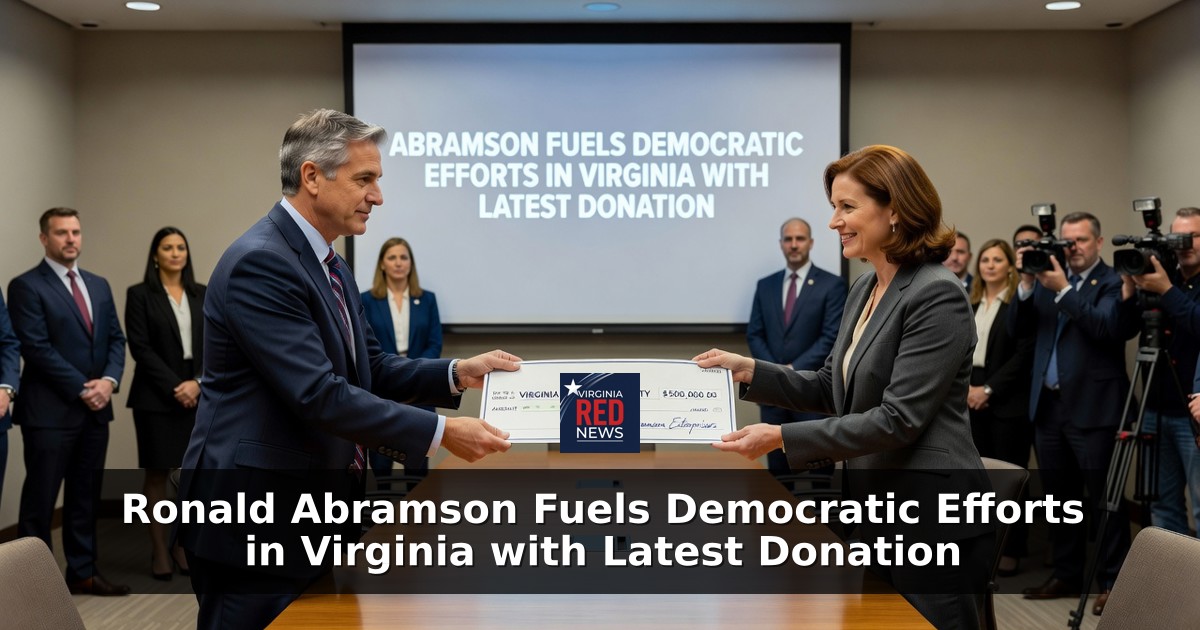 Ronald Abramson Fuels Democratic Efforts in Virginia with Latest Donation