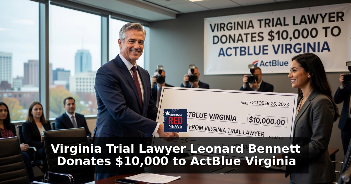 Virginia Trial Lawyer Leonard Bennett Donates $10,000 to ActBlue Virginia