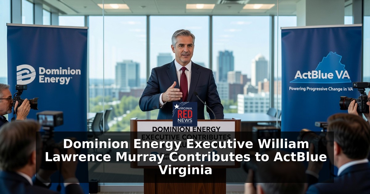 Dominion Energy Executive William Lawrence Murray Contributes to ActBlue Virginia