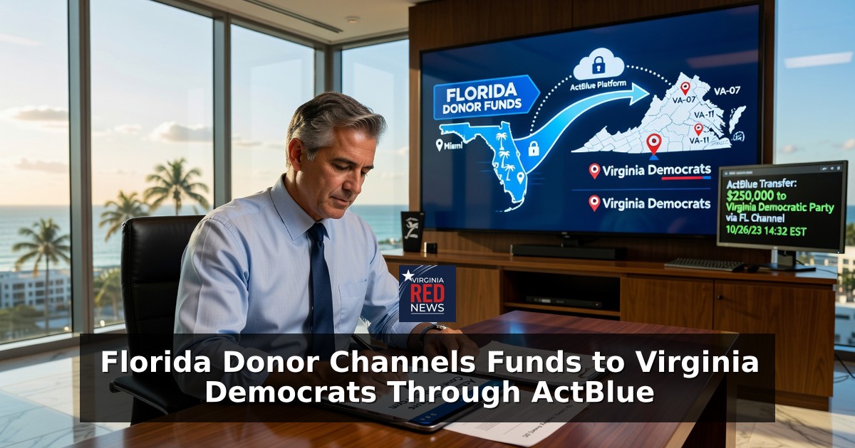 Florida Donor Channels Funds to Virginia Democrats Through ActBlue