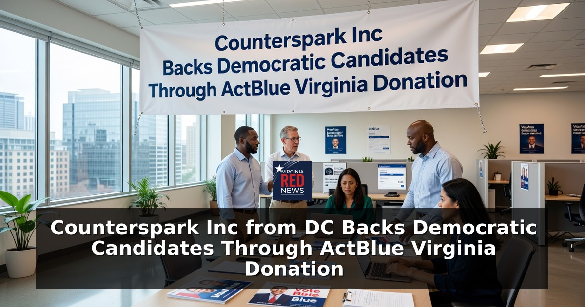 Counterspark Inc from DC Backs Democratic Candidates Through ActBlue Virginia Donation