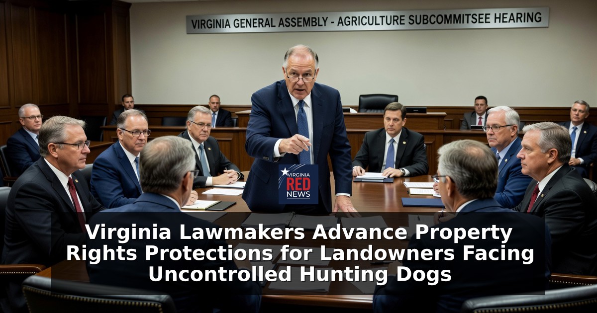 Virginia Lawmakers Advance Property Rights Protections for Landowners Facing Uncontrolled Hunting Dogs