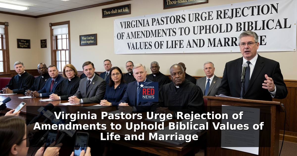 Virginia Pastors Urge Rejection of Amendments to Uphold Biblical Values of Life and Marriage-orig