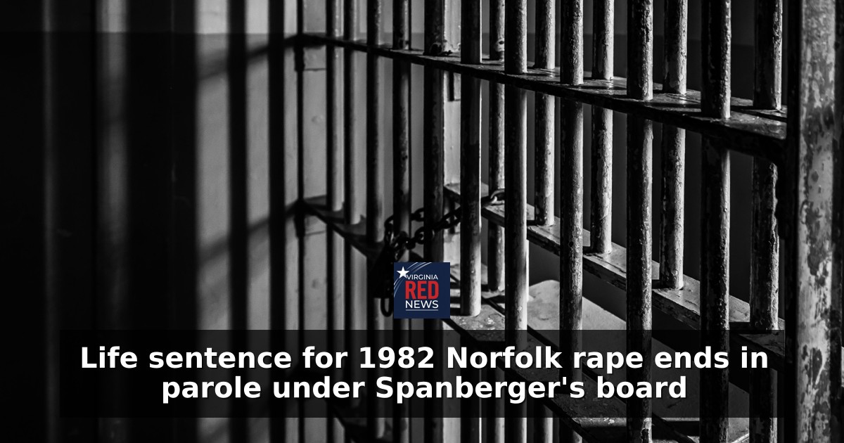 Life sentence for 1982 Norfolk rape ends in parole under Spanberger's board