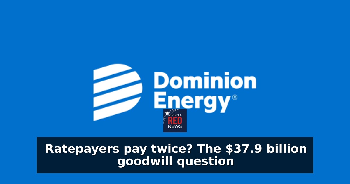 Ratepayers pay twice? The $37.9 billion goodwill question