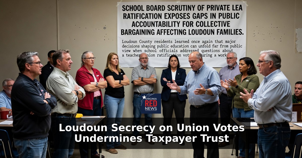 Loudoun Secrecy on Union Votes Undermines Taxpayer Trust