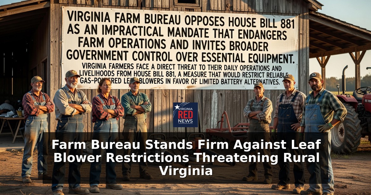 Farm Bureau Stands Firm Against Leaf Blower Restrictions Threatening Rural Virginia