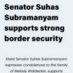 Suhas Subramanyam Voted to STOP Police Officers from Questioning Immigration Status @SuhasforVA