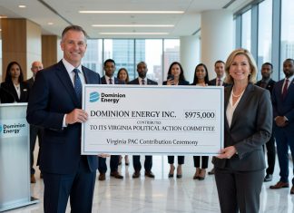 Dominion Energy Inc. Contributes $975,000 to Its Virginia Political Action Committee