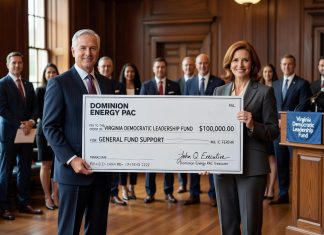 Dominion Energy PAC Contributes $100,000 to Virginia Democratic Leadership Fund