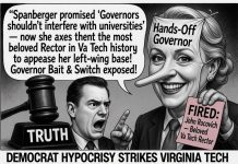 Spanberger’s Brazen Hypocrisy: Firing Virginia Tech’s Beloved Rector Exposes Democrat ‘Bait-and-Switch’ Governance