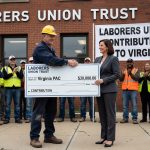 Laborers Union Trust Contributes $30,000 to Virginia PAC