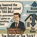 Prince William County Supervisors Play Tax Shell Game: Rate Cut Masks Another Hit to Homeowners